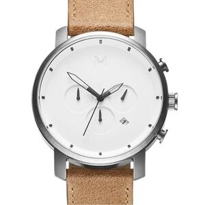 MVMT Chrono White Caramel Watch